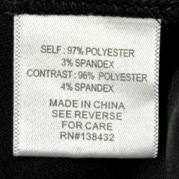 ModCloth Women Size XL Wide Leg Black Careerwear Officewear Dress Pants Pockets - Picture 8 of 11